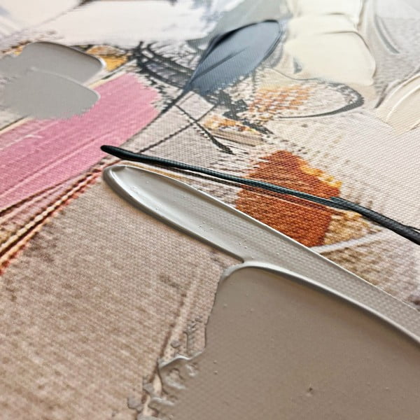 Obraz s ručně malovanými prvky s rámem/na plátně 70x100 cm Cro – Styler-image-2