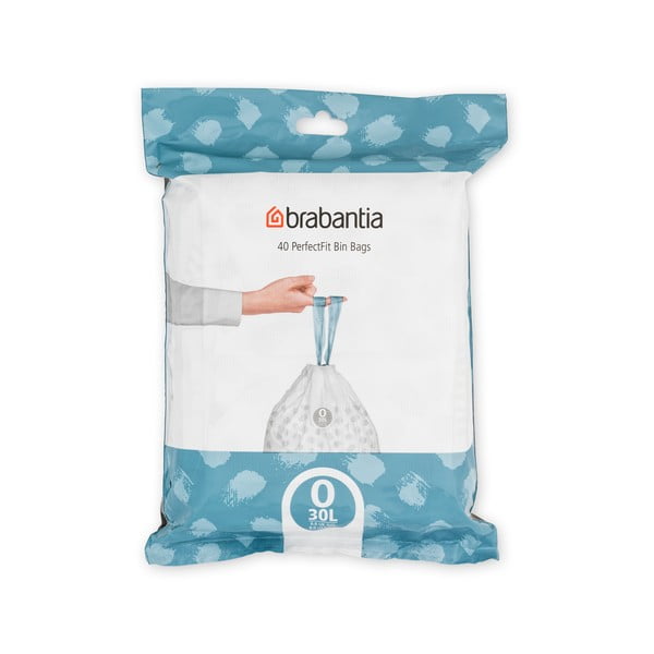 Pytle na odpadky v sadě 40 ks 30 l PerfectFit O – Brabantia