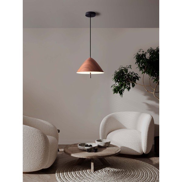 Kovové LED závěsné svítidlo v přírodní barvě s kovovým stínidlem ø 40 cm Oros – Nova Luce-image-3