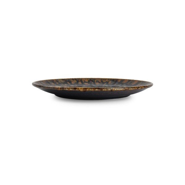 Hnědý dezertní  porcelánový talíř ø 20,5 cm Resto – BonBistro-image-3