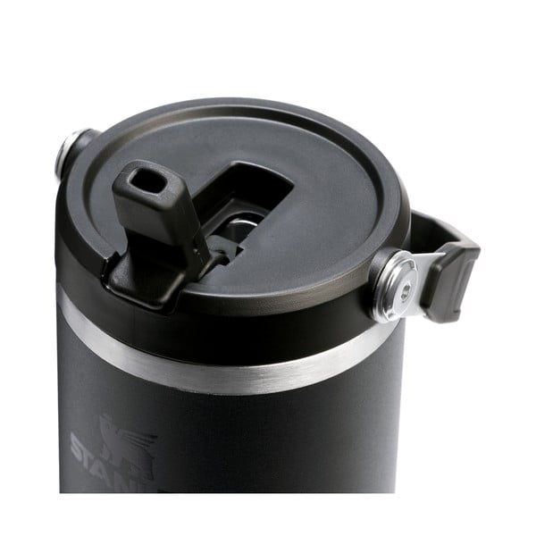 Černá termoska z nerezové oceli 890 ml IceFlow™ Flip Straw 2.0 Tumbler Black – Stanley-image-2