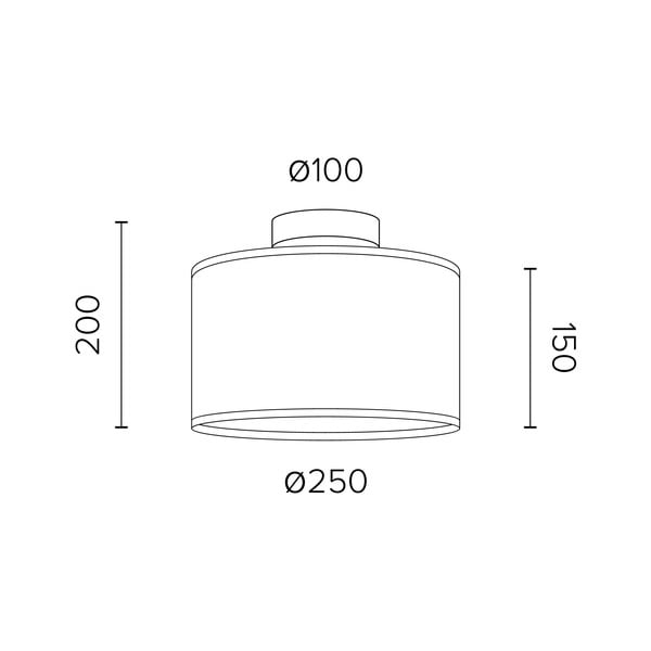 Stropní svítidlo z dubové dýhy Sotto Luce TSURI S, ø 25 cm-image-2