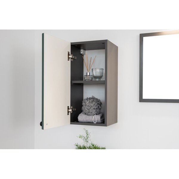 Zeleno- antracitová nízká závěsná koupelnová skříňka 30x58 cm Asti – STOLKAR-image-3