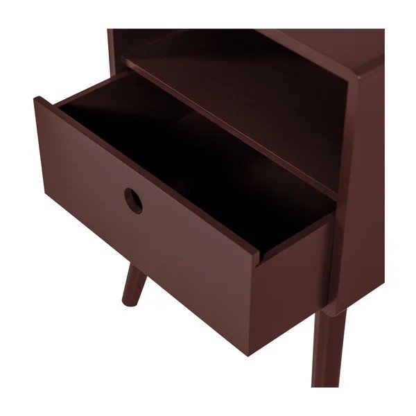 Vínový noční stolek z MDF Ozzy – WOOOD-image-3