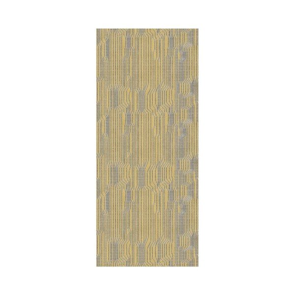 Koberec Floorita Circuit Ochre, 60 x 115 cm