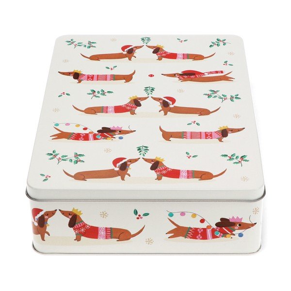 Potravinová krabička Festive Sausage Dog – Rex London