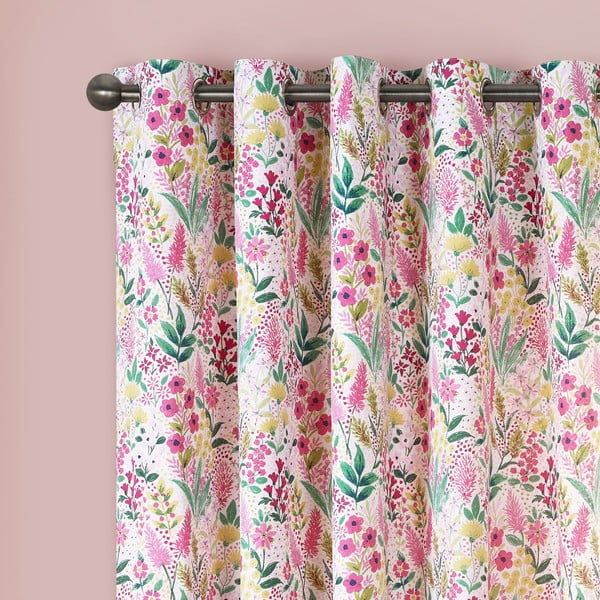 Růžové závěsy v sadě 2 ks 168x229 cm Tilly Floral – Catherine Lansfield