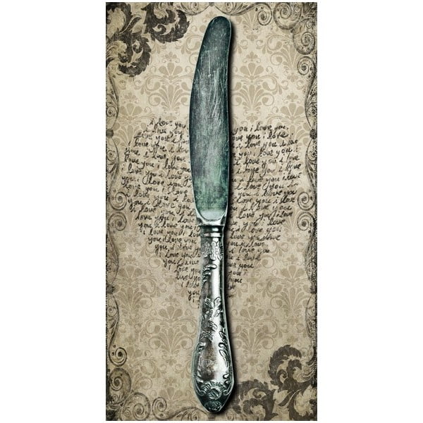 Obraz Nůž, 60x30 cm