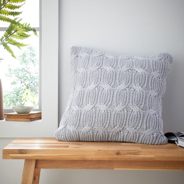 Povlak na polštář 45x45 cm Chunky Marl Knit – Catherine Lansfield