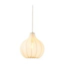 Béžové závěsné svítidlo s textilním stínidlem ø 39 cm Elati – Light & Living
