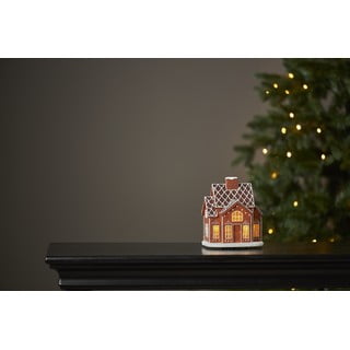 Vánoční světelná LED dekorace Star Trading Gingerville, výška 16 cm