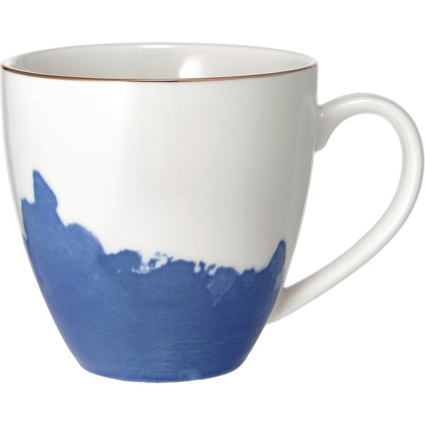 Sada 2 modro-bílých porcelánových kávových šálků Westwing Collection Rosie