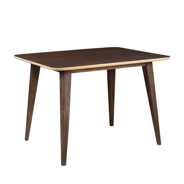 Jídelní stůl z masivního mangového dřeva Woodjam Play Dark, 110 cm