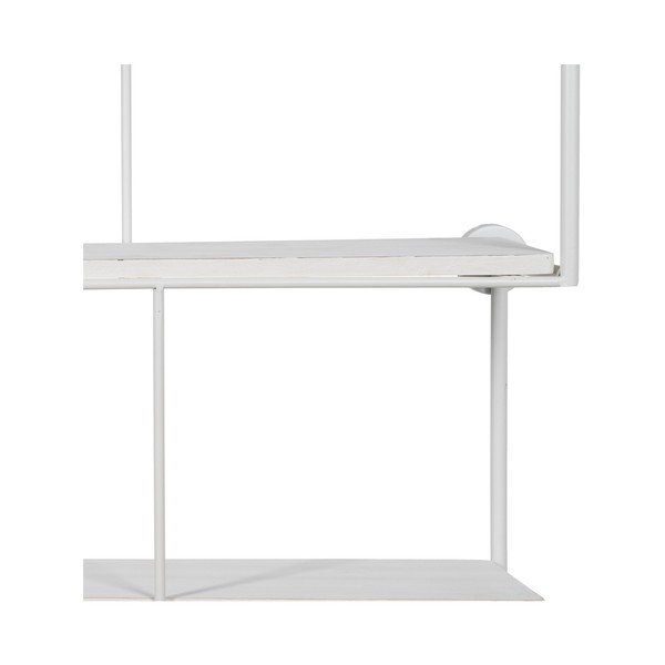 Bílá patrová kovová police 51 cm – Ixia-image-3