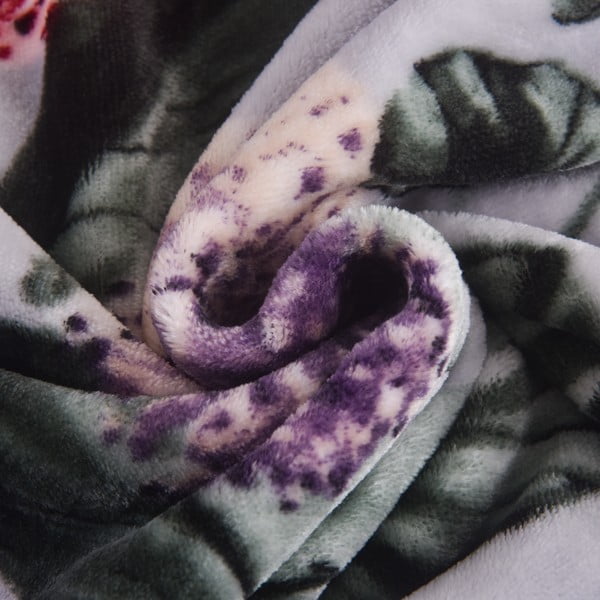 Světle šedé povlečení na jednolůžko z mikroplyše 140x200 cm Margot – My House-image-1