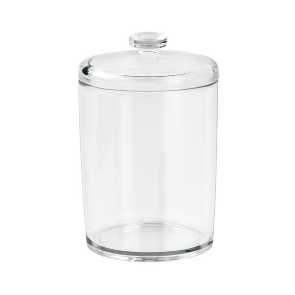 Transparentní úložná dóza iDesign Canister, ⌀ 7,4 cm-image-2
