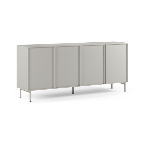 Krémová skříňka 180x80x42 cm Brise – Marckeric-image-2