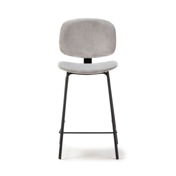 Světle šedé barové židle v sadě 2 ks (výška sedáku 66 cm) Arus – Marckeric-image-2