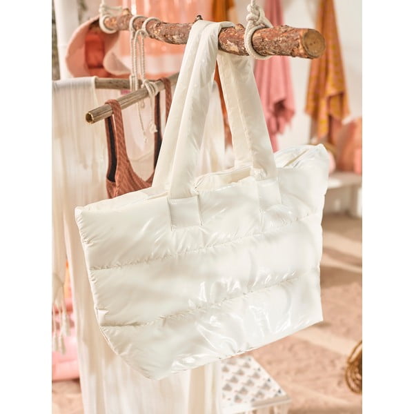 Bílá plážová taška Sunnylife Puffer-image-1