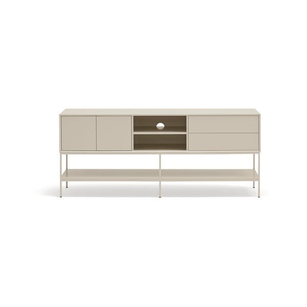 Krémový TV stolek 175x74x45 cm Platt – Teulat