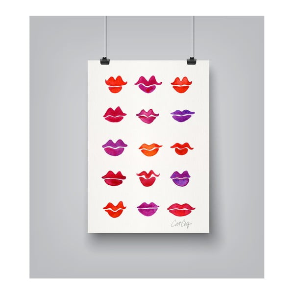Plakát Americanflat Kiss Collection by Cat Coquillette, 30 x 42 cm