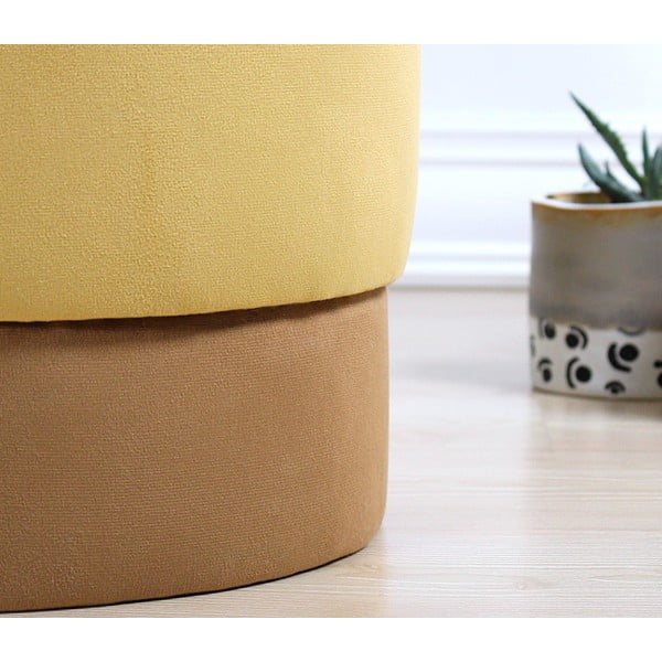 Žlutý taburet Ropp – Artie-image-1