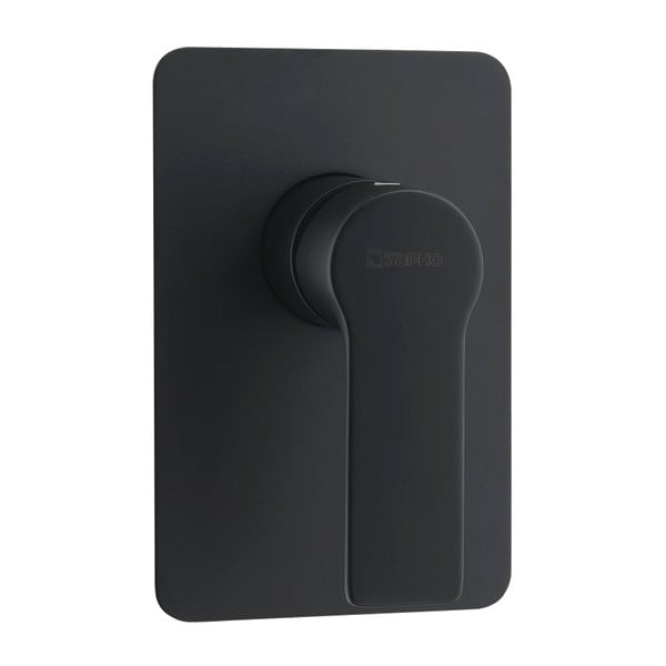 Matně černá podomítková sprchová baterie (1 výstup) Pax – Sapho