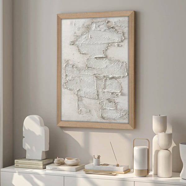 Ručně malovaný obraz 32,5x42,5 cm White rock – Malerifabrikken-image-1