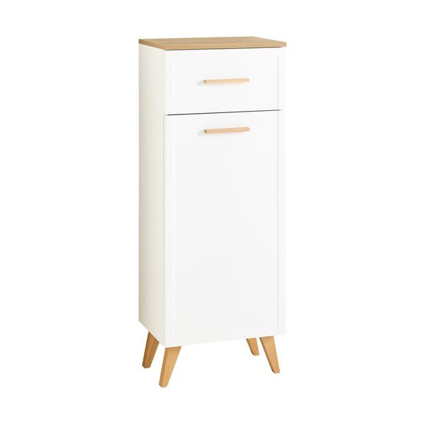 Bílá nízká/závěsná koupelnová skříňka 104x45 cm Quickset 383 – Pelipal-image-2