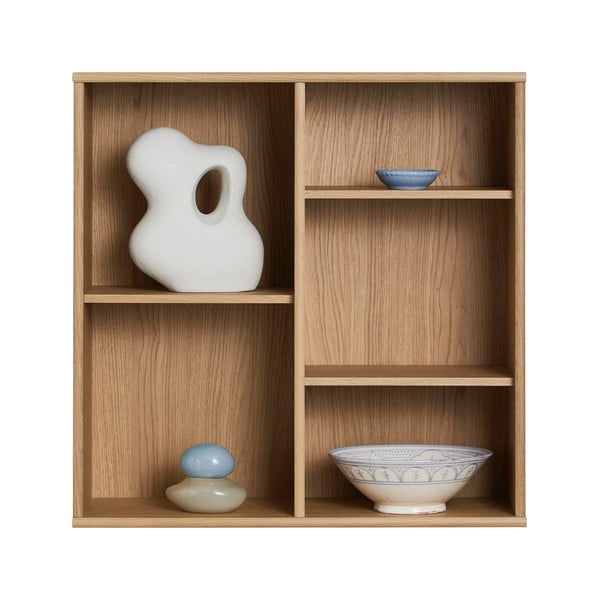 Závěsná knihovna v dekoru dubu v přírodní barvě 70x70 cm Mistral – Hammel Furniture-image-2