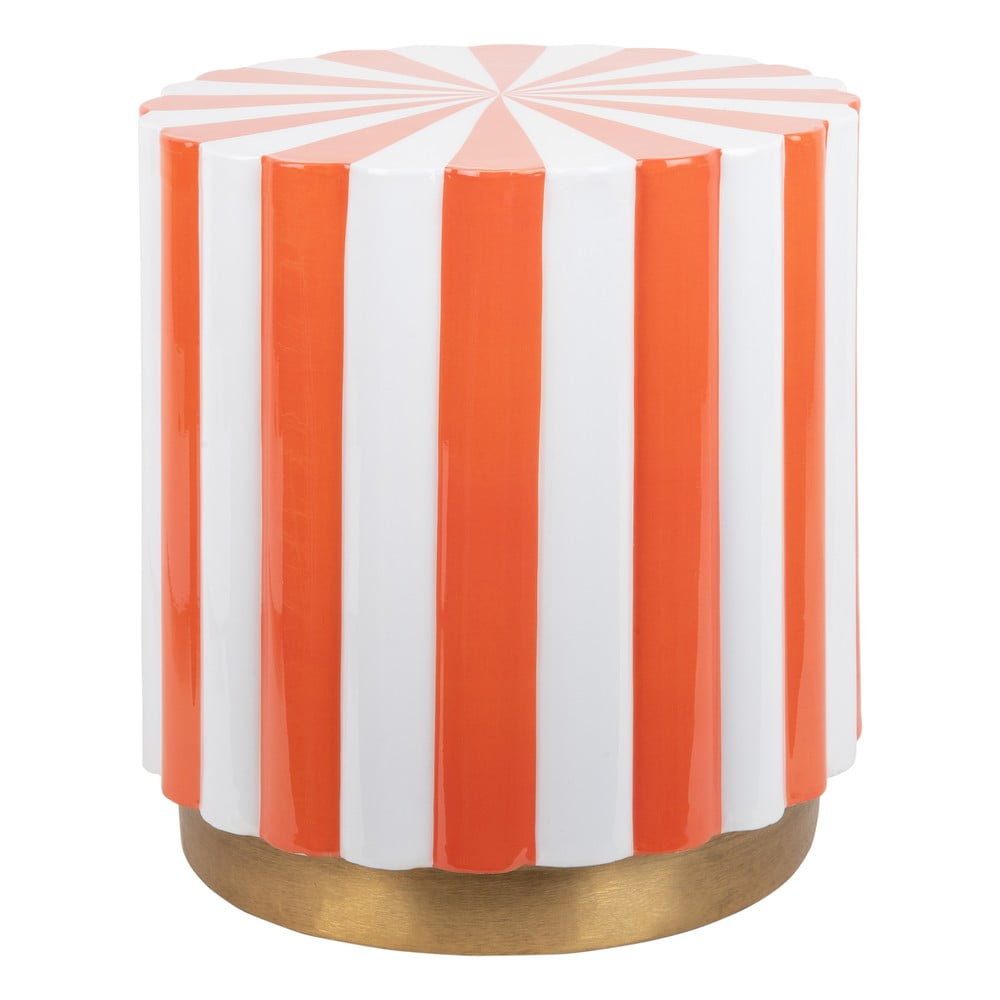 Kovový kulatý odkládací stolek ø 40 cm Candy Swirl – Leitmotiv
