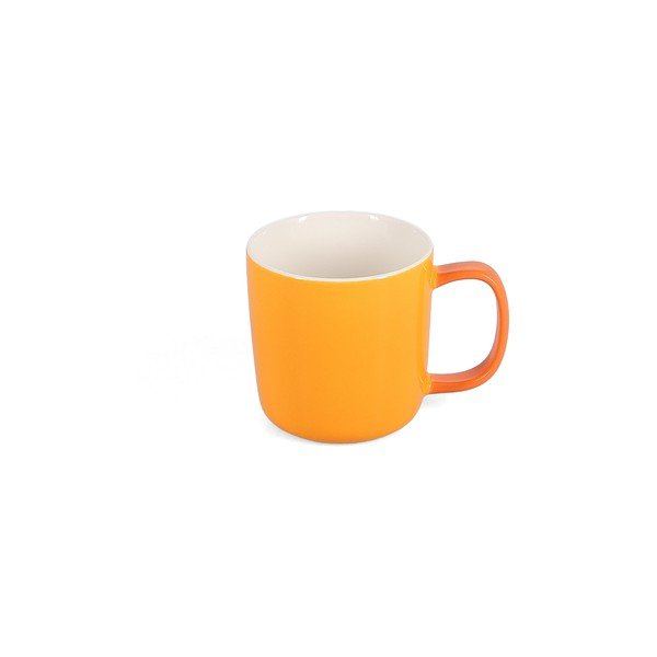 Oranžový hrnek z kostního porcelánu 370 ml Mae – ONA-image-4