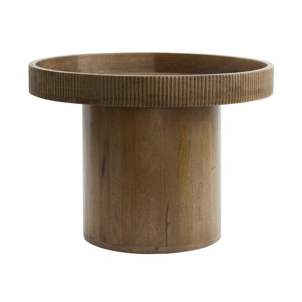 Kulatý odkládací stolek z mangového dřeva ø 60 cm Kalomo – Light & Living