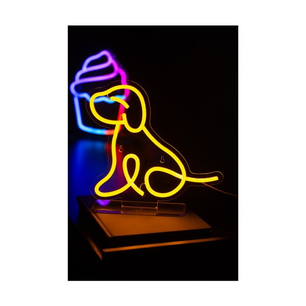 Žlutá dětská lampička Sitting Dog – Leitmotiv-image-1