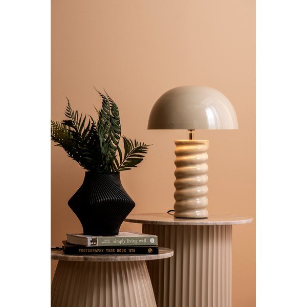 Šedá stolní lampa (výška 45 cm) Gracio  – Leitmotiv-image-1