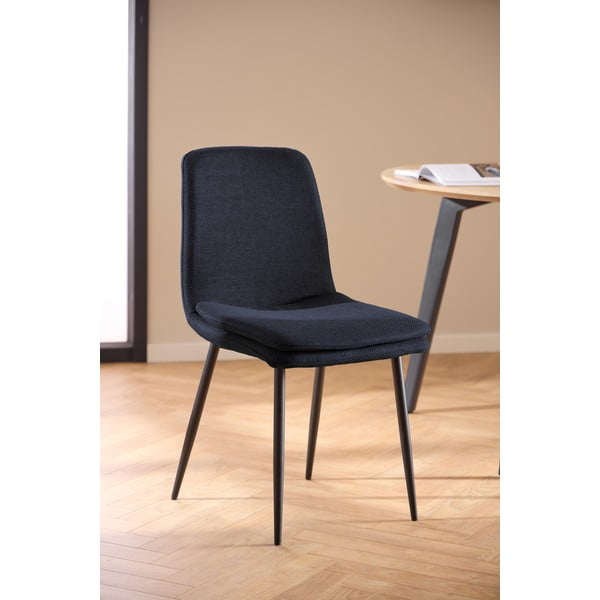 Tmavě modrá jídelní židle Becca – Actona-image-2