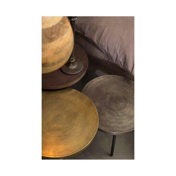 Sada 3 kovových stolků Dutchbone Alim-image-1