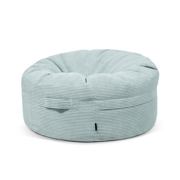 Manšestrový sedací vak v mentolové barvě Roll 105 – SLOWDOWN