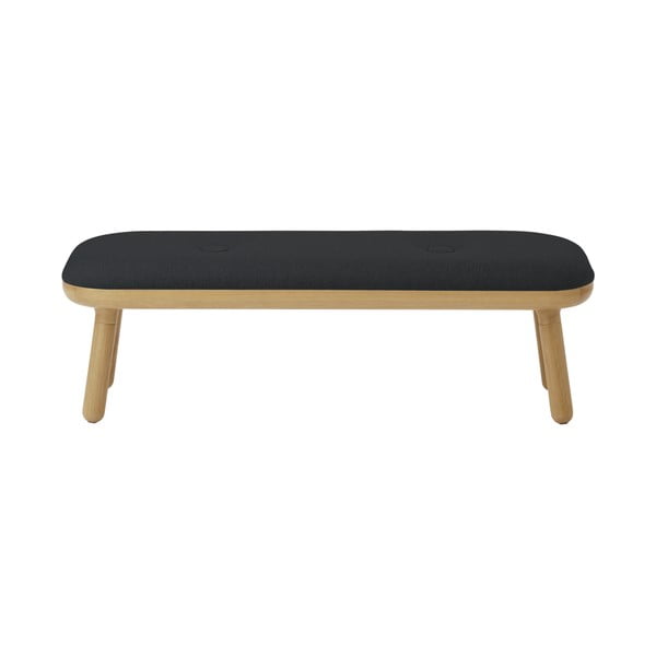 Antracitová lavice Paff Low – UMAGE