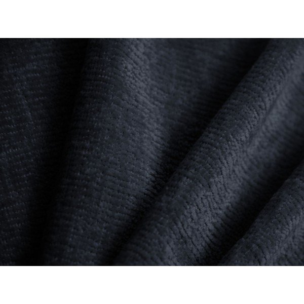 Tmavě modrá čalouněná jednolůžková postel s úložným prostorem s roštem 90x200 cm Lupine – Micadoni -image-4