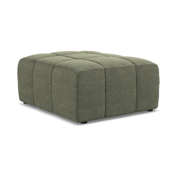 Zelená podnožka z textilie bouclé Aloha – Makamii-image-3