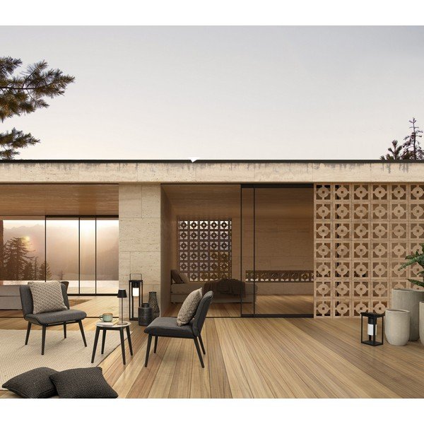 Černá solární/na USB LED lucerna (výška 38 cm) Solar – Bizzotto-image-2