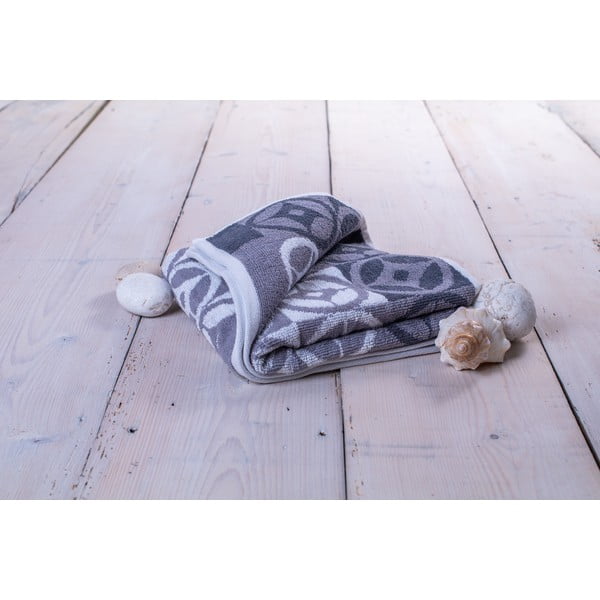 Šedá bavlněná osuška 70x140 cm Compass – JAHU collections-image-1