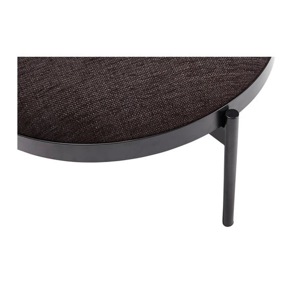 Černá podnožka Hübsch Futuro, ø 65 cm-image-1