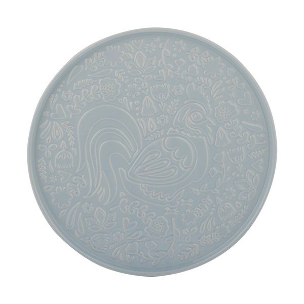 Šedomodrý servírovací keramický talíř ø 30 cm Home to Roost – Mason Cash