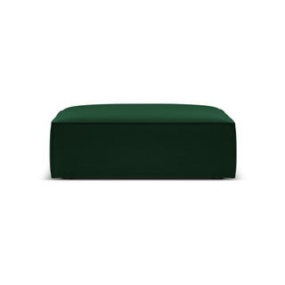 Tmavě zelená sametová podnožka Vanda – Mazzini Sofas