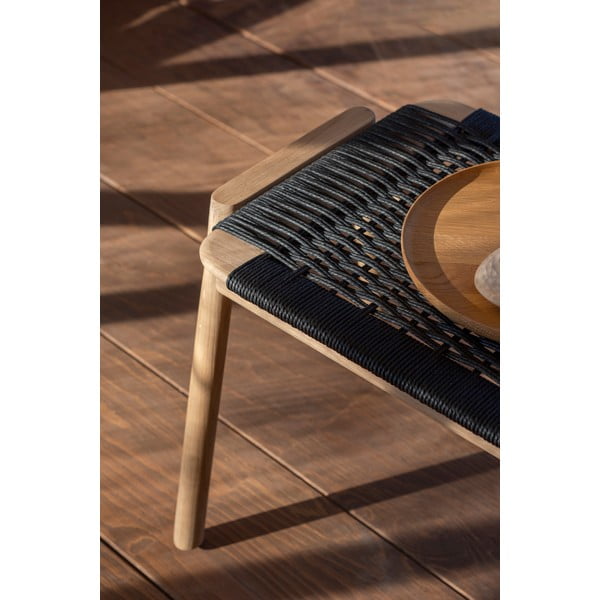 Černá/v přírodní barvě lavice Klupa – Gazzda-image-1