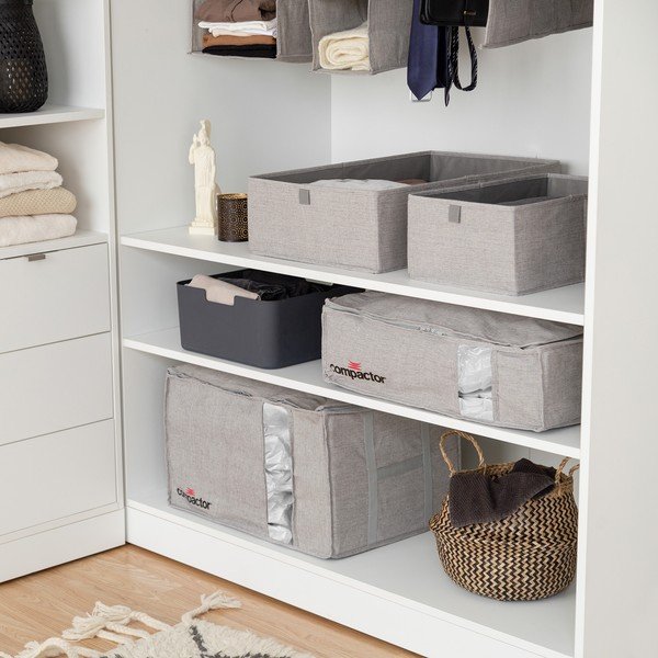 Šedý úložný box Compactor Oxford, 42 x 36 cm-image-1