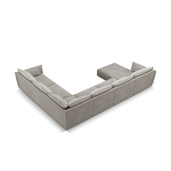 Světle šedá rohová pohovka (pravý roh) Vanda – Mazzini Sofas-image-3
