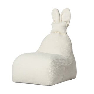 Krémový dětský sedací vak Funny Bunny – The Brooklyn Kids